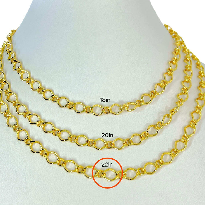 Cadena de Oro Laminado 14k | Mujer