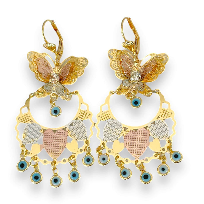 Arete Mariachi de Oro Laminado 14k | Mujer