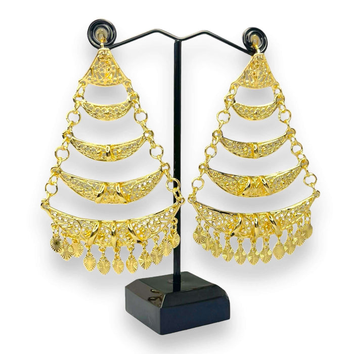 Arete Mariachi de Oro Laminado 14k | Mujer