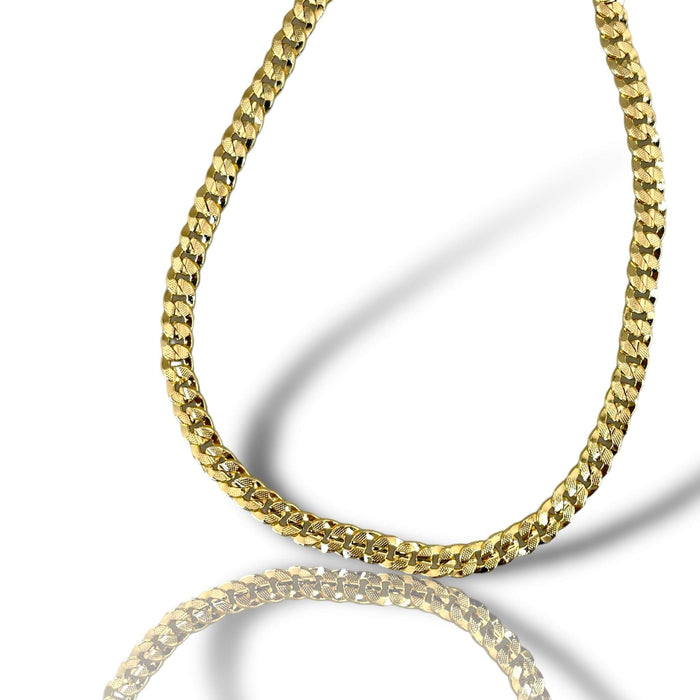 Cadena de Oro Laminado 14k | Hombre