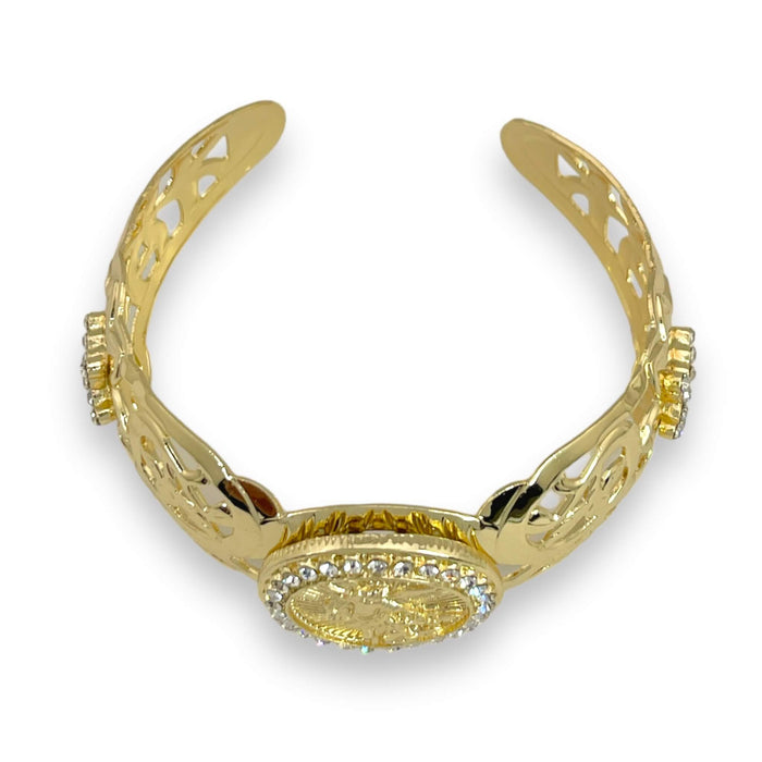 Brazalete de Oro Lamiando 14k | Mujer