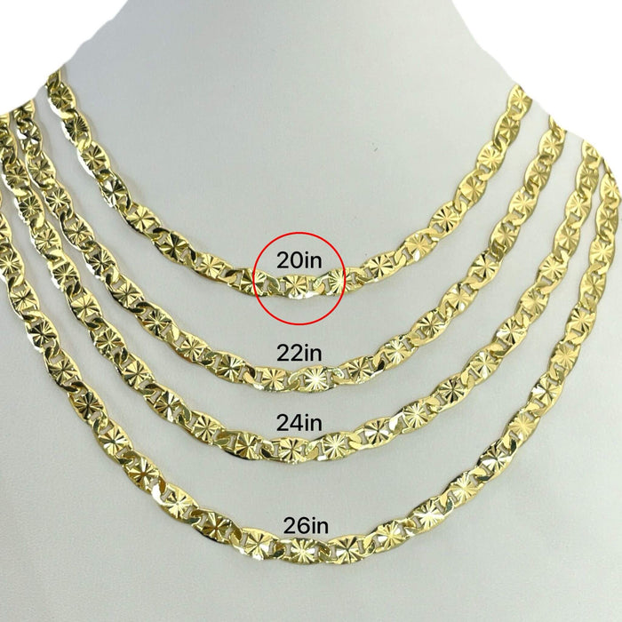 Cadena de Oro Laminado 14k | Mujer