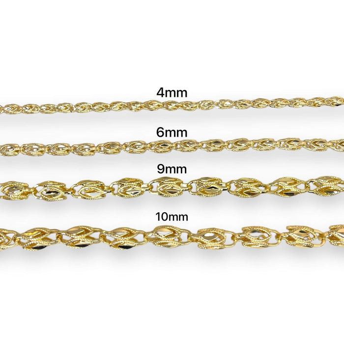 Cadena de Oro Laminado 14k | Mujer