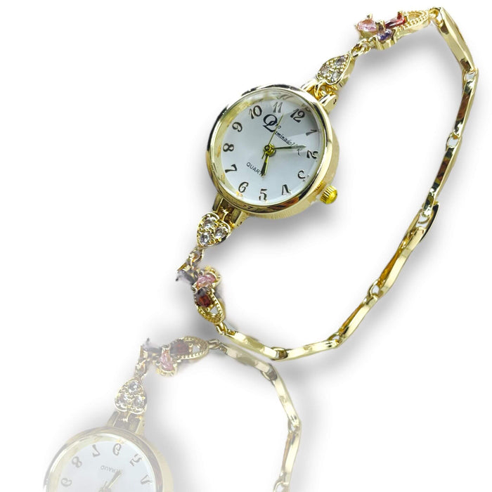 Reloj de oro laminado 14k | Mujer