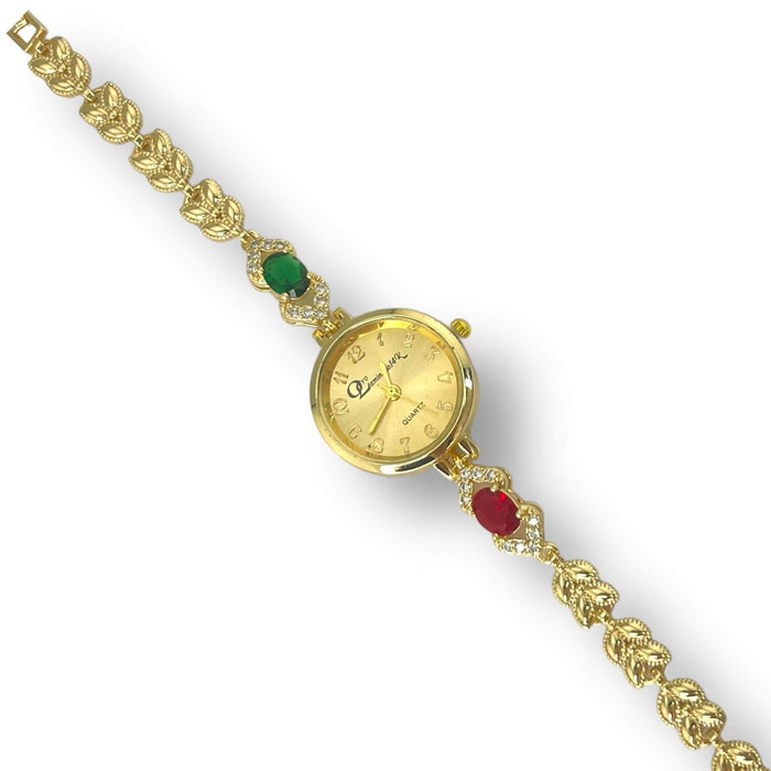 Reloj de oro laminado 14k | Mujer