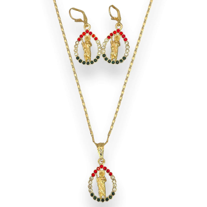 Set de tres piezas de Oro Lamiando 14k | Mujer