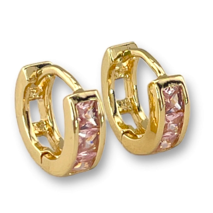 Aretes de Oro Laminado 14k | Mujer