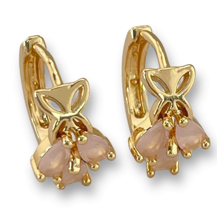 Aretes de Oro Laminado 14k | Mujer