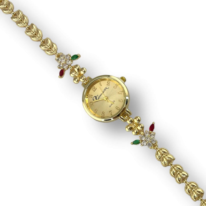 Reloj de oro laminado 14k | Mujer