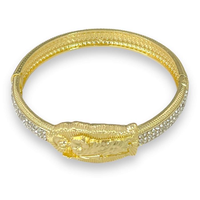 Brazalete de Oro Laminado 14k | Mujer