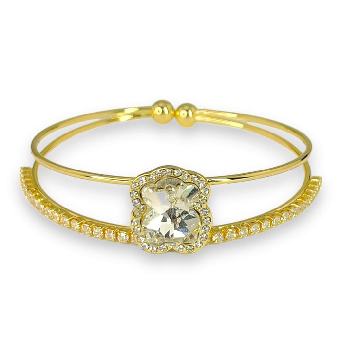 Brazalete de Oro Laminado 14k | Mujer