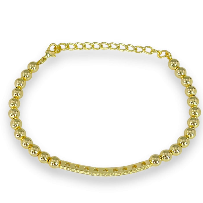 Brazalete de Oro Laminado 14k | Mujer