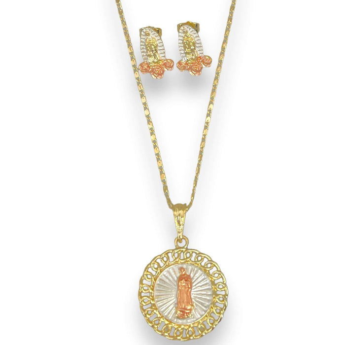 Set de tres piezas de Oro Lamiando 14k | Mujer