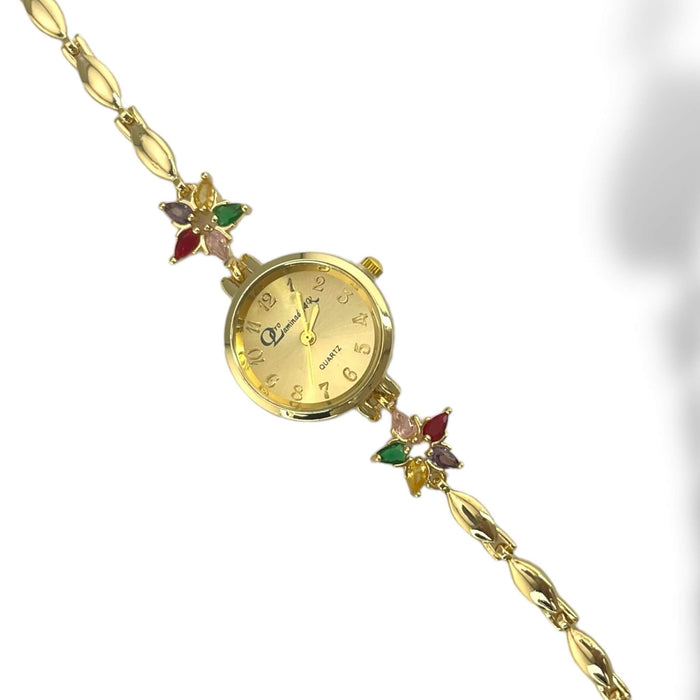 Reloj de oro laminado 14k | Mujer