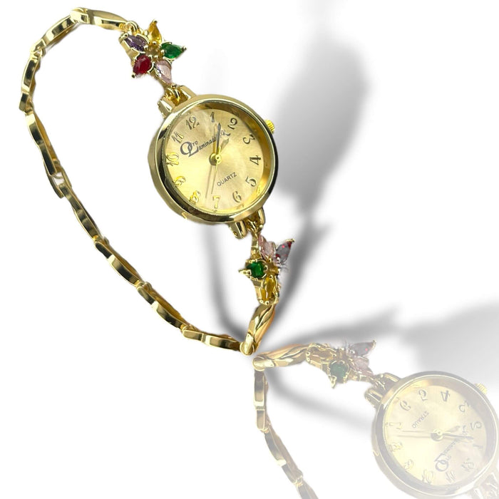 Reloj de oro laminado 14k | Mujer