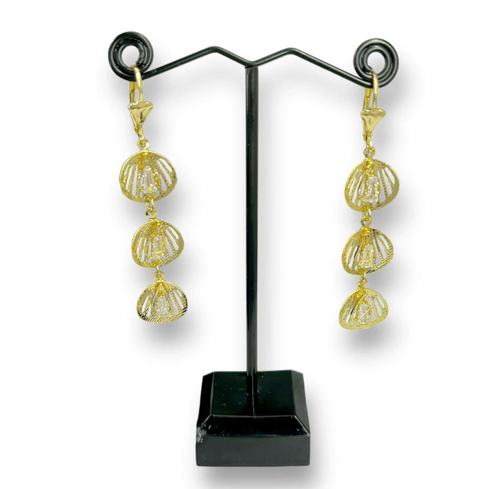 Aretes de Oro Laminado 14k | Mujer