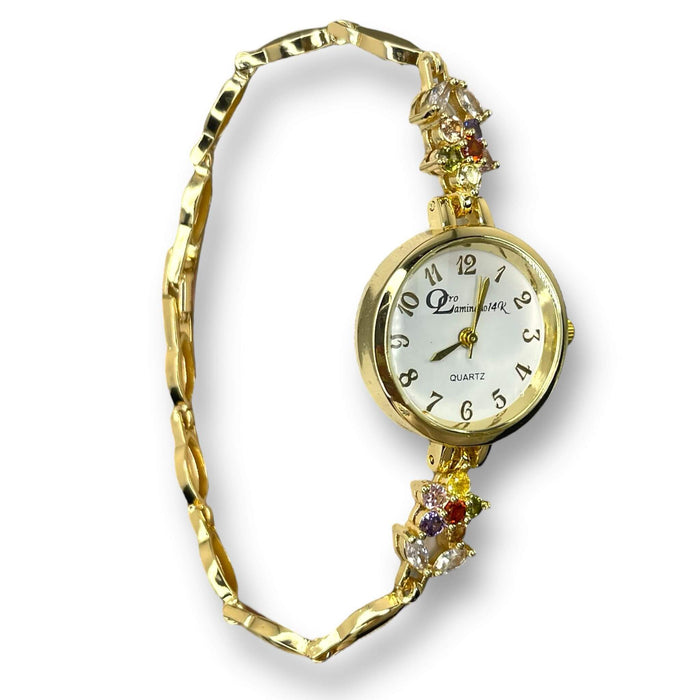 Reloj de oro laminado 14k | Mujer