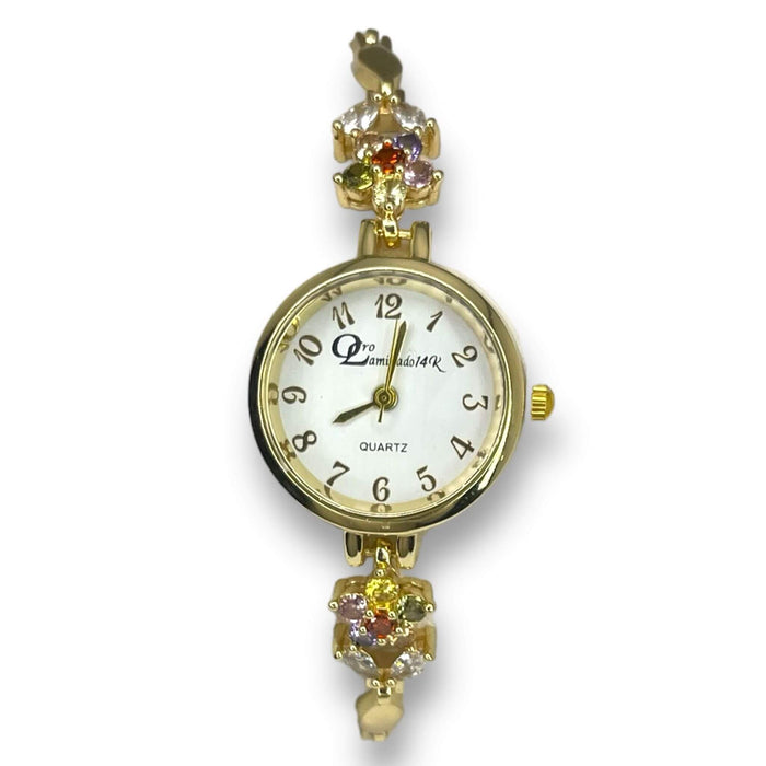 Reloj de oro laminado 14k | Mujer