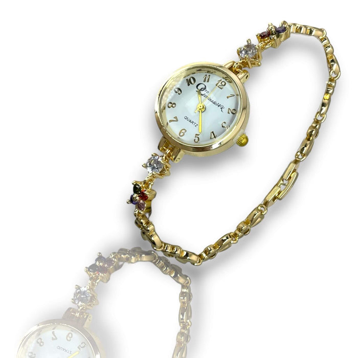 Reloj de oro laminado 14k | Mujer