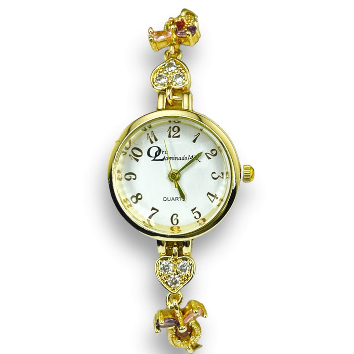 Reloj de oro laminado 14k | Mujer