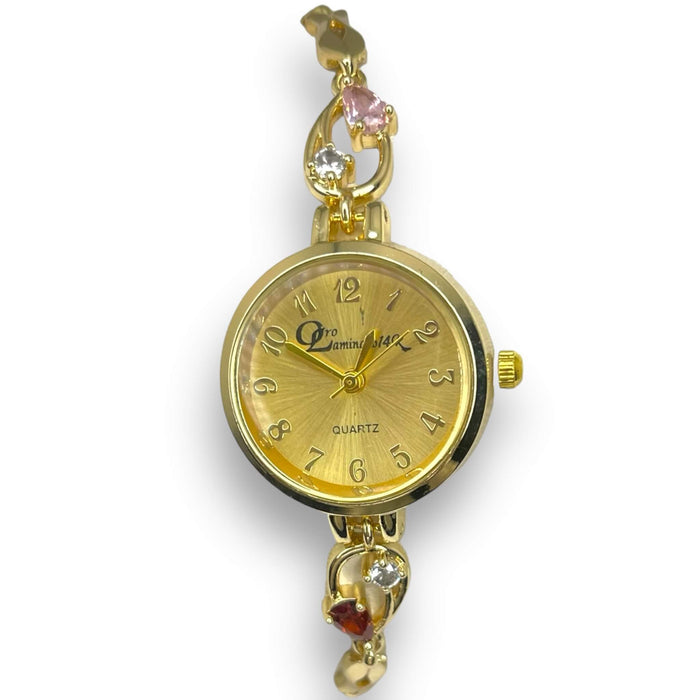 Reloj de oro laminado 14k | Mujer