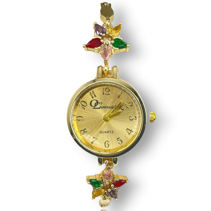 Reloj de oro laminado 14k | Mujer