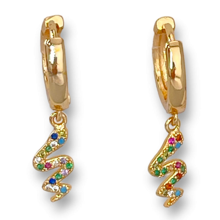 Aretes de Oro Laminado 14k | Mujer