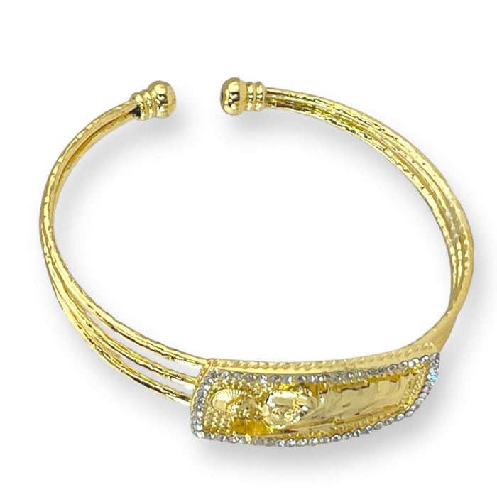 Brazalete de Oro Lamiando 14k | Mujer