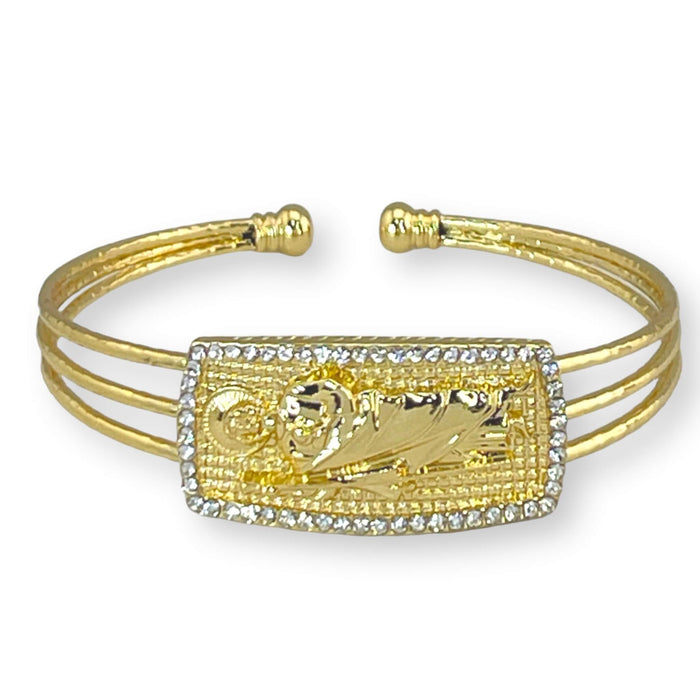 Brazalete de Oro Lamiando 14k | Mujer