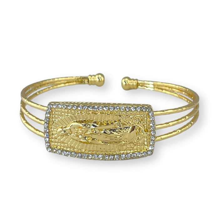 Brazalete de Oro Lamiando 14k | Mujer