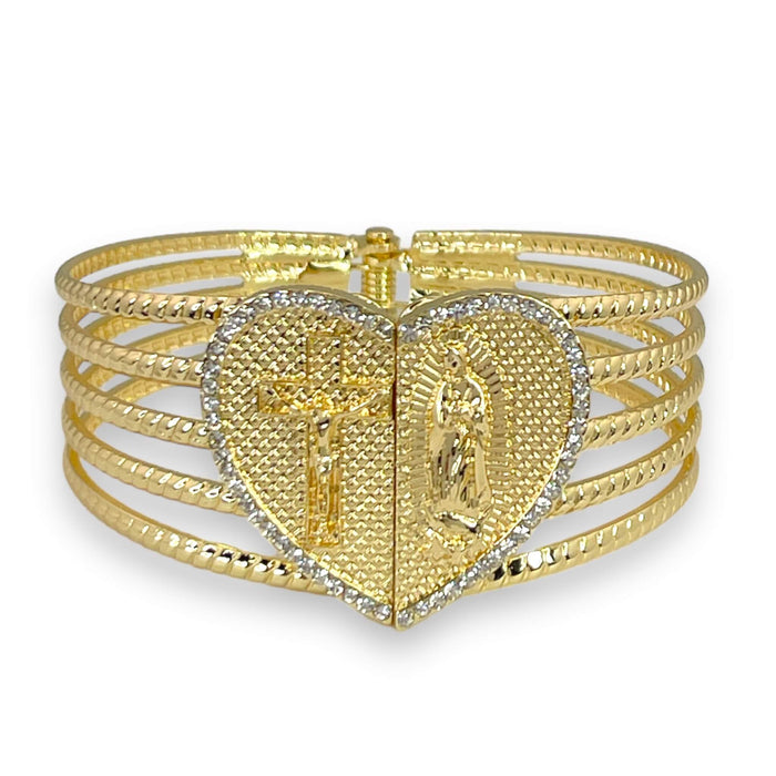 Brazalete de Oro Lamiando 14k | Mujer