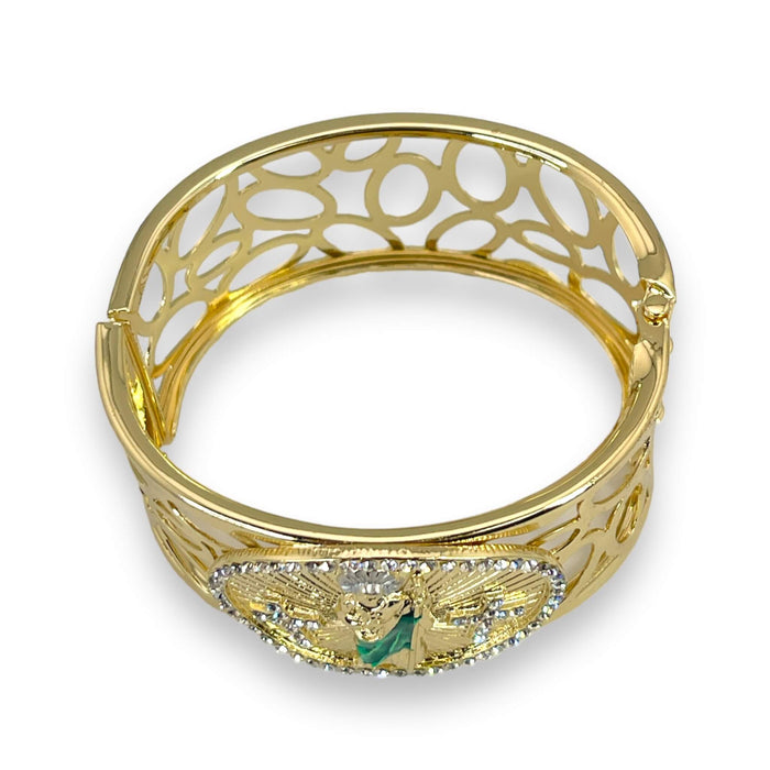 Brazalete de Oro Lamiando 14k | Mujer