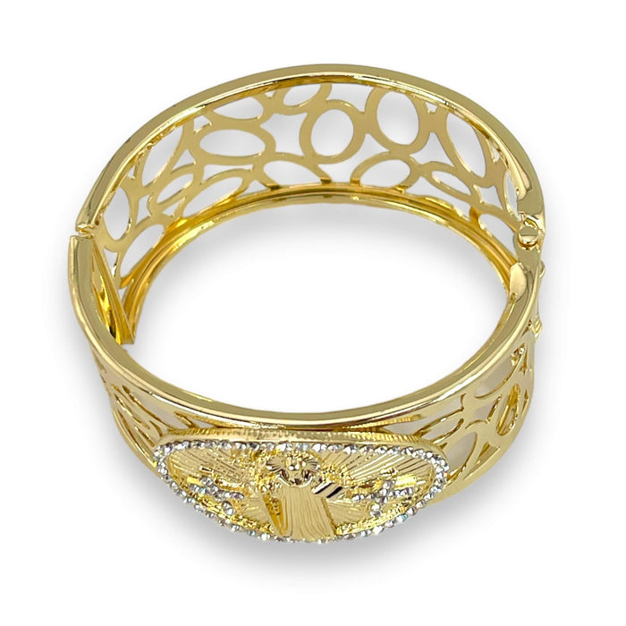 Brazalete de Oro Lamiando 14k | Mujer