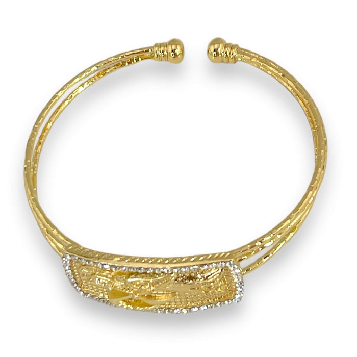 Brazalete de Oro Lamiando 14k | Mujer