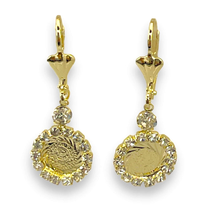 Aretes de Oro Laminado 14k | Mujer