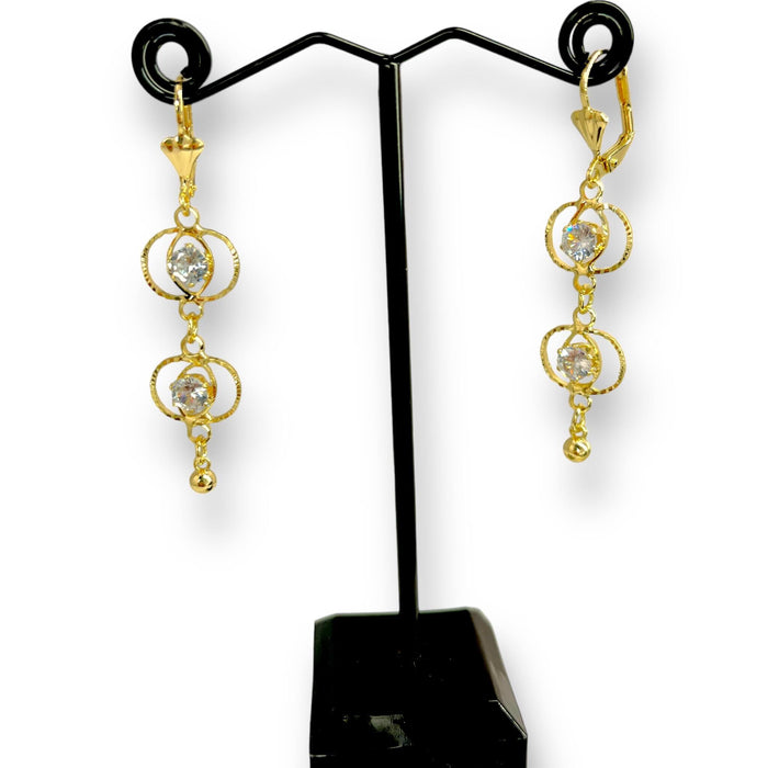 Aretes de Oro Laminado 14k | Mujer