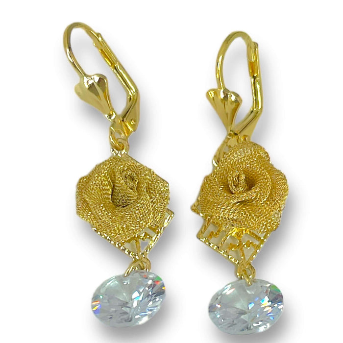 Aretes de Oro Laminado 14k | Mujer