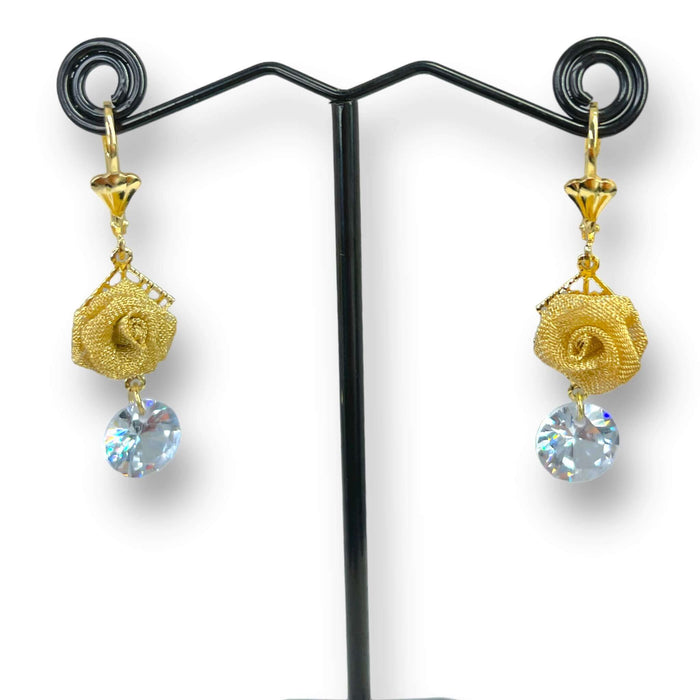 Aretes de Oro Laminado 14k | Mujer