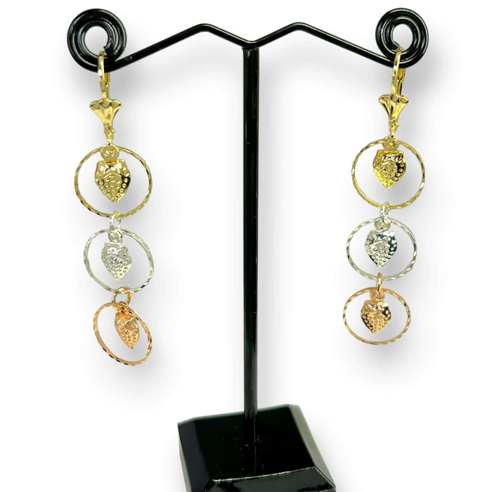 Aretes de Oro Laminado 14k | Mujer